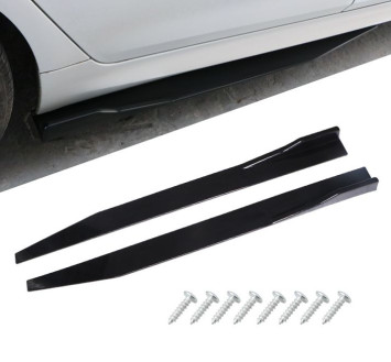 Накладки на пороги  120х10х7см черный