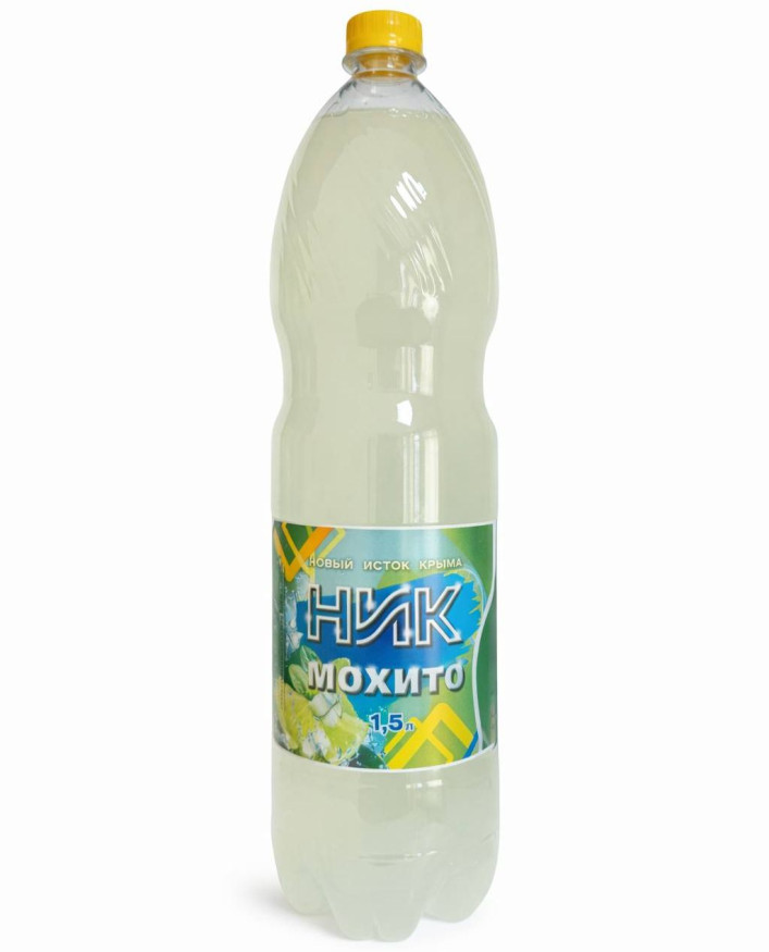 Напиток "НИК" без сахара, газированый со вкусом Мохито 1,5л.