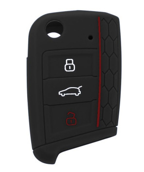 Чехол силиконовый для ключа зажигания  VW (три кнопки) №5