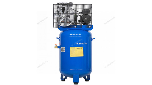 Вертикальный поршневой ременной компрессор NORDBERG NCEV150/480