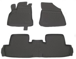 Коврики резиновые   Peugeot 3008 с 2009г.тэп (корыто)