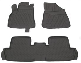 Коврики резиновые   Peugeot 3008 с 2009г.тэп (корыто)