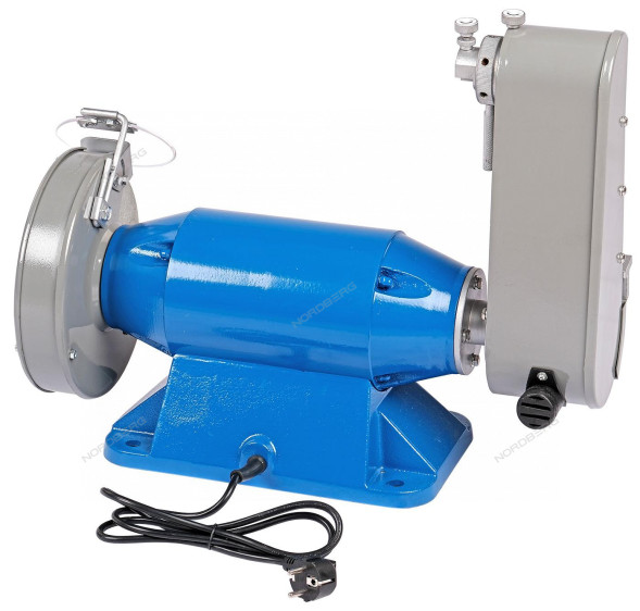 Заточной станок профессиональный NORDBERG EG2009T с шлифовальной лентой (200 мм, 220В)