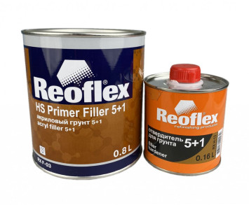Грунт Reoflex HS Premium Filles 4+1 0,8л.+0,2л. отвердитель, серый