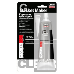 AVS  Герметик-прокладка нейтральный MasterPro "прозрачный" 85 гр.