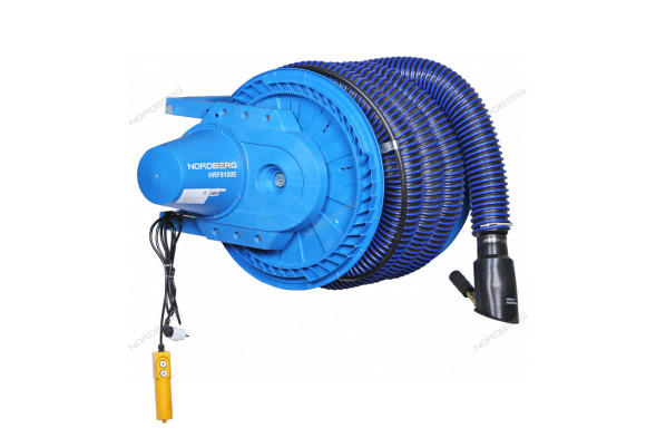 Катушка для сбора выхлопных газов NORDBERG HRF8100E-KIT с автоматическим приводом, шлангом и насадкой (D=100)