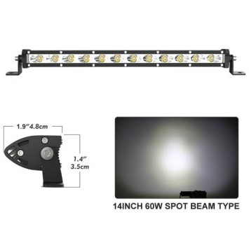 Фара Off Road  дальний свет  12 SMD 3030 , 36W, (340х25х48мм)
