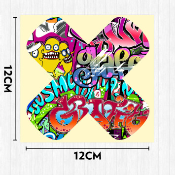 Наклейка &quot;Лейкопластырь&quot;   (12*12см)  №6