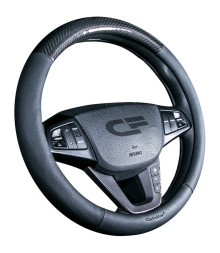 Оплетка на руль   CF  CARBON - М, Черный/Черный