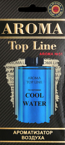 Осв.возд.  AROMA  Topline  Мужская линия  №51   Davidoff COOL WATER
