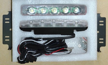 Фары доп/дневн. света EL 100 250 1W*5LED, 190*30*45мм