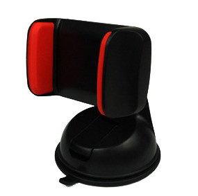 Держатель телефона Carlife черно-красный (короткий)