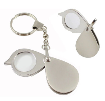 Брелок  Лупа карабин (1 кольцо)  Серебро