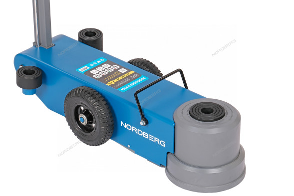 Домкрат подкатной пневмогидравлический двухштоковый NORDBERG N802