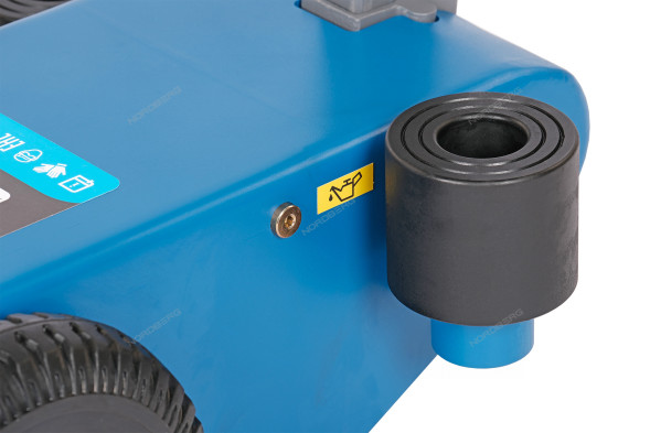 Домкрат подкатной пневмогидравлический двухштоковый NORDBERG N802