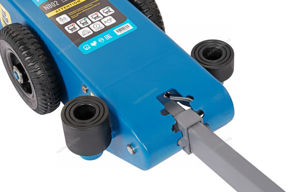 Домкрат подкатной пневмогидравлический двухштоковый NORDBERG N802