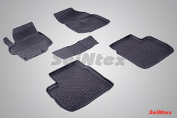 Коврики резиновые   Citroen C-Elysee с 2013г.-/Peugeot 301 - с 2013г.-  БОРТ