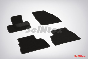 Коврики текстильн. Honda Civic VIII HB 2006-2012г. /компл.4шт./осн.резин./ LUX