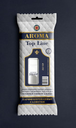 Парфюмированные салфетки  большие  AROMA Top Line   VIP212  (упак.30шт)
