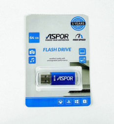 USB флеш Aspor PK_ROCKETBK USB 3.0  64Gb