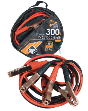 Провода пусковые  300А  &quot;Nova Bright&quot;  2,5м  морозостойкие, в сумке