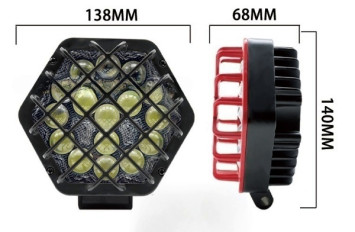 Фара Off Road  ближний свет  16 CREE , 8000Лм, 6000k, 48W (138*68мм)