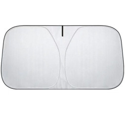 Шторки зеркальные   средн. "Carlife" 1450х800mm  каркасная