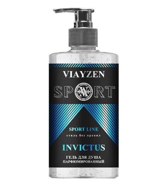 VIAYZEN Гель для душа парфюмированный, мужской  460мл.  Invictus Paco Rabanne