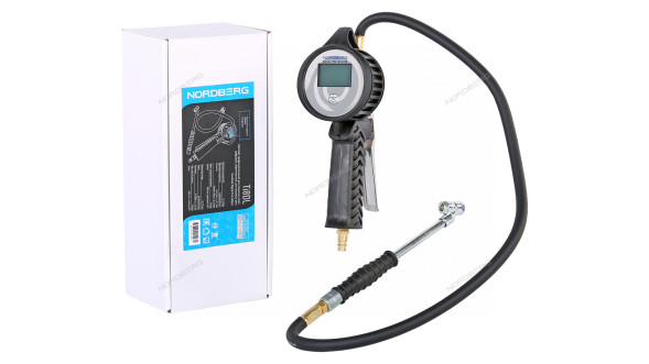 Профессиональный пистолет для подкачки шин NORDBERG TI8DL с цифровым манометром