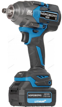 Аккумуляторный гайковерт NORDBERG NE808K (1/2&quot;, 21В, 1200Нм)