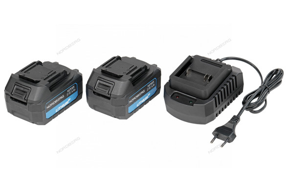 Аккумуляторный гайковерт NORDBERG NE808K (1/2&quot;, 21В, 1200Нм)