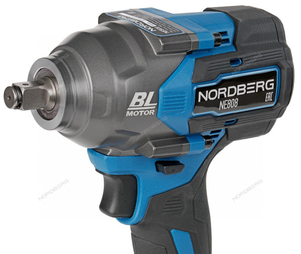 Аккумуляторный гайковерт NORDBERG NE808K (1/2&quot;, 21В, 1200Нм)