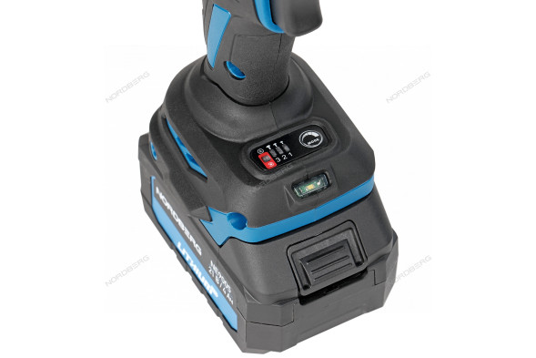 Аккумуляторный гайковерт NORDBERG NE808K (1/2&quot;, 21В, 1200Нм)