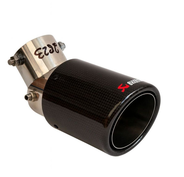 Насадка на глушитель  Akrapovic (d 63мм) ширина 122мм д- 212мм, ш-102мм с регулировкой наклона