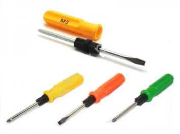 М5. Отвёртка 2-х сторонняя перевёртыш (шлицевая+крестовая) 5*65мм