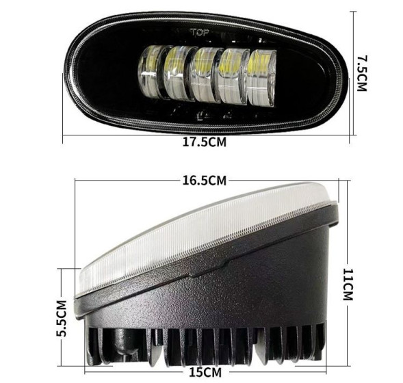 Фары  доп.модельные LANOS / SENS 2шт.комплект