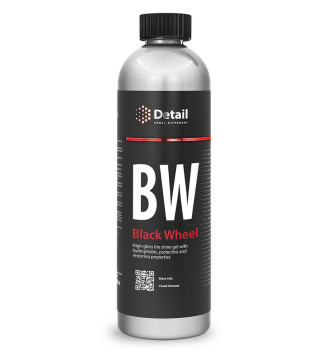 DETAIL Чернитель резины "BW" гелевый глянцевый чернитель резины 500мл.