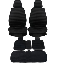 Комплект Накидок  Seintex  «Horizont» Чёрный (велюр)