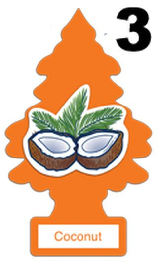 Осв.воздуха  Wunder-Baum Little   &quot;Cocount&quot;  Кокос