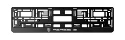 Рамка номера пластик  PORSCHE  (книжка)