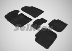 Коврики  KIA Cerato III / Classic c 2013г- /компл.5шт./осн.резин./ 3D