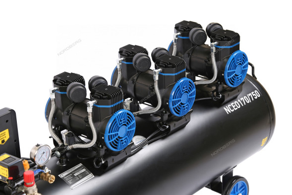 Компрессор поршневой безмасляный NORDBERG NCEO170/750 (380В, 170 л, 750 л/мин)