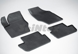 Коврики резиновые   Peugeot 307 (Citroen C4 04)  с 2001-2008г.  СЕТКА