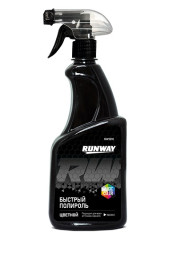 RW  Быстрый полироль цветной - чёрный  500мл, тригер