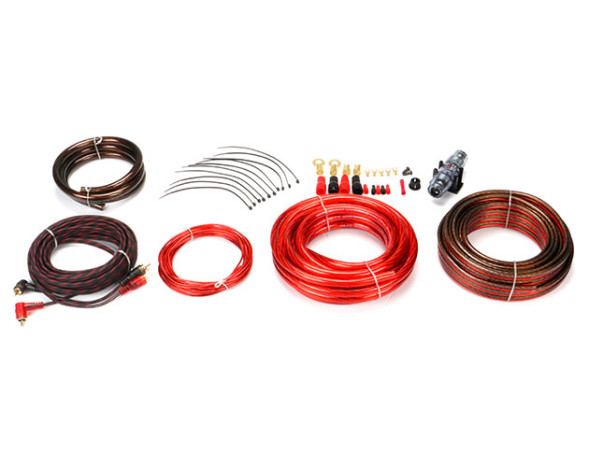 Комплект кабелей и аксессуаров для установки 2х канального усилителя УРАЛ МОЛОТ К2-МТ4