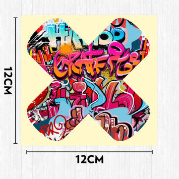 Наклейка &quot;Лейкопластырь&quot;   (12*12см)  №9