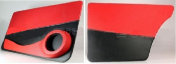 Обшивка двери  LADA 2101-2107  с карманом  (к-кт 4шт) Синий