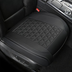 Накидка  Carlife  «Soft» нижняя часть с карманом экокожа, ромб, черная