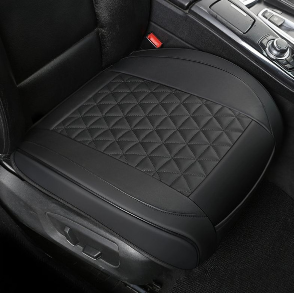 Накидка  Carlife  «Soft» нижняя часть с карманом экокожа, ромб, черная