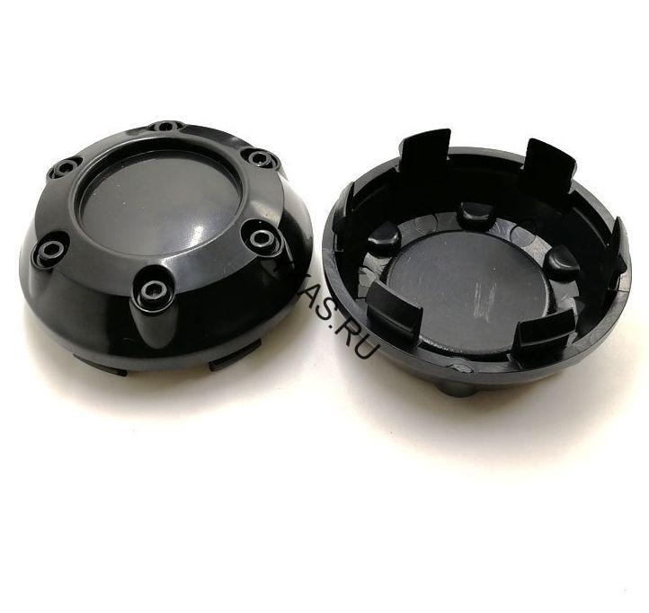 Заглушка (колпачок) на литой диск D68, наружн. d=62мм, черный